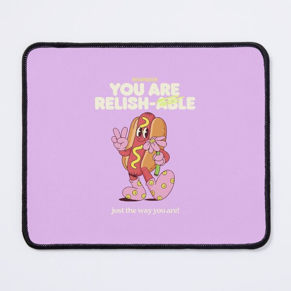 Item preview, Relish-Able Hot Dog Pun - Vintage Food Character designed and sold by HoopeStylee.