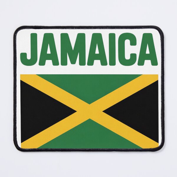 Item preview, Jamaica Flag Cross Minimalist Text Design Apparel designed and sold by PrintAtelier.