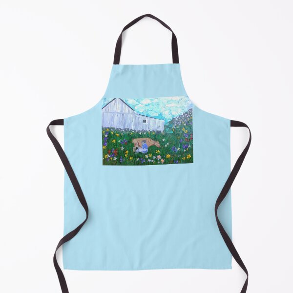 Item preview, Grandmother Milking a Cow designed and sold by LindaPhelpsArt.