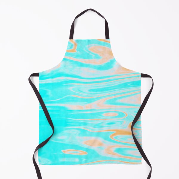 Item preview, Aqua Blue Tan Brown White Orange Purple Water Vivid designed and sold by ChristinasMess.