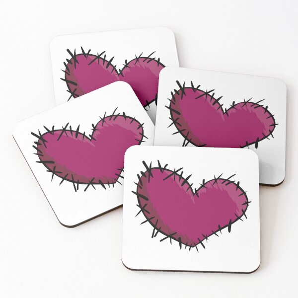Item preview, heart designed and sold by MadaDesu.