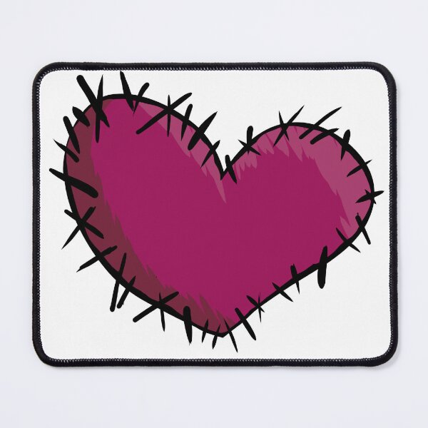 Item preview, heart designed and sold by MadaDesu.
