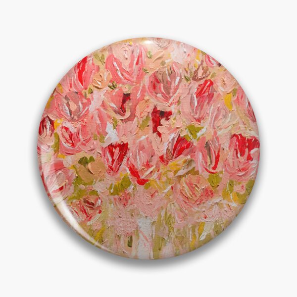 Item preview, Peachy Abstract Floral  designed and sold by LindaPhelpsArt.
