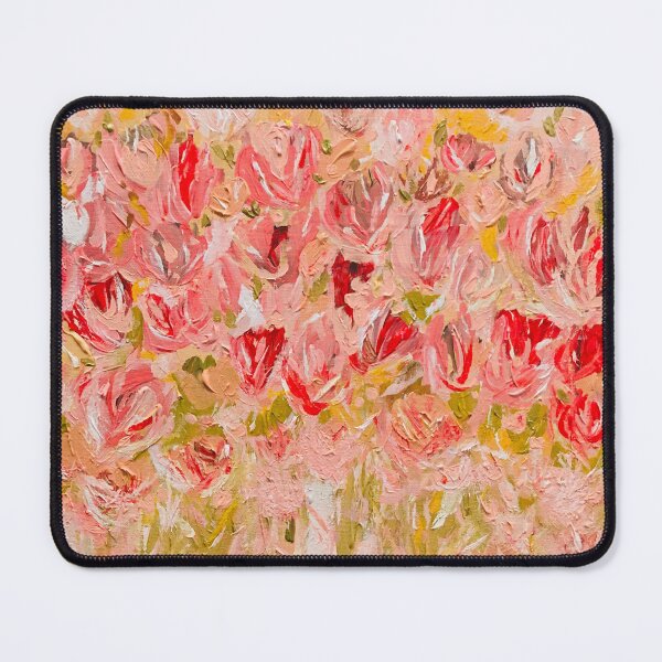 Item preview, Peachy Abstract Floral  designed and sold by LindaPhelpsArt.