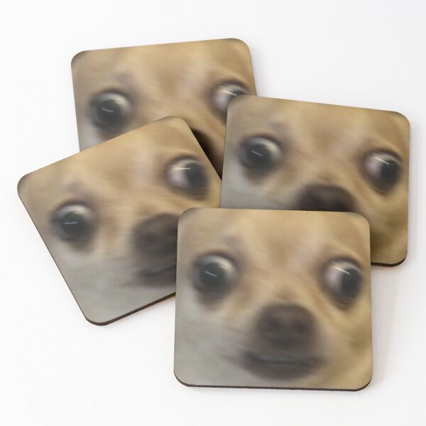 Item preview, Funny Scared Chihuahua Face Dog Meme Blurry Photo designed and sold by LuveeTuffCo.