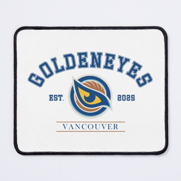 Item preview, Vancouver Goldeneyes PWHL Vintage Varsity Hockey Logo designed and sold by coffeepolicy.