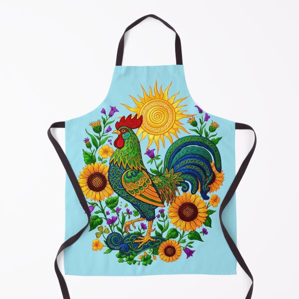 Item preview, Celtic Rooster Dawn Among Sunflowers designed and sold by Ciervo Primavera.