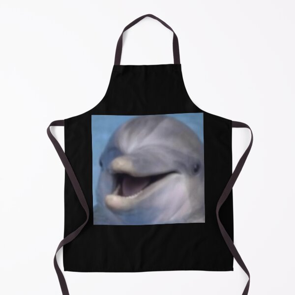 Item preview, Funny Cute Dolphin Face Closeup Meme Blurry Photo designed and sold by LuveeTuffCo.