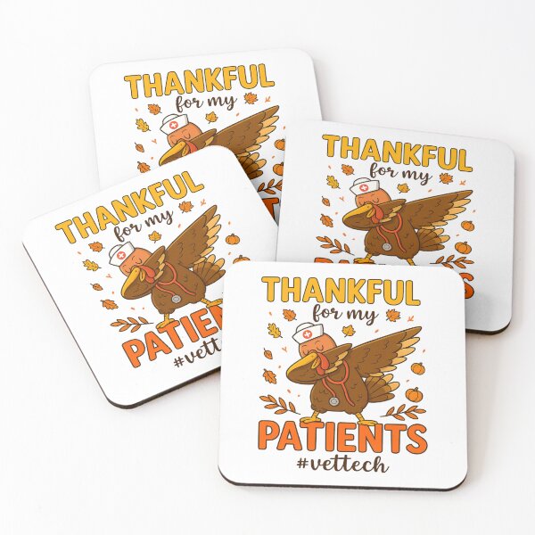 Item preview, Thankful For My Patients Turkey Vet Tech Shirt – Funny Thanksgiving Dab Design designed and sold by DailyDrivesct.