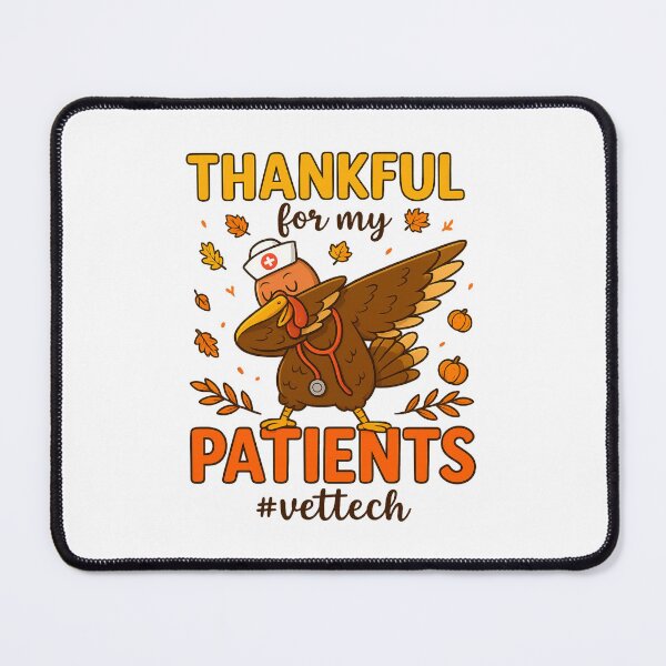Item preview, Thankful For My Patients Turkey Vet Tech Shirt – Funny Thanksgiving Dab Design designed and sold by DailyDrivesct.