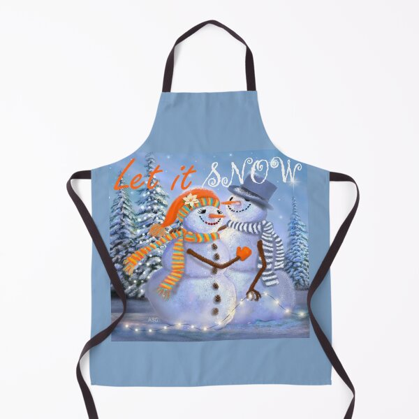 Item preview, Christmas Snowman- Snowman Couple - Let it Snow Theme designed and sold by ABG Inspirational Art.