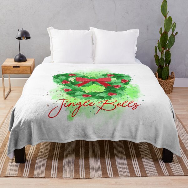 Item preview, Sparkling Mickey Mouse Christmas Wreath - Jingle Bells Holiday Design designed and sold by lojadpop.
