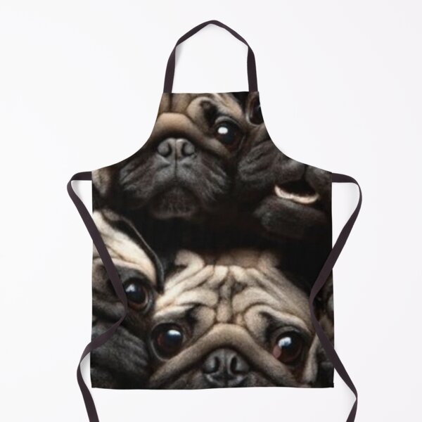 Item preview, Pug Overload – Funny Cute Pug Faces Collage designed and sold by THISPUGVIBE.