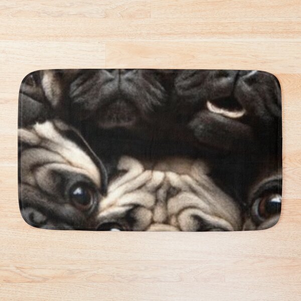 Item preview, Pug Overload – Funny Cute Pug Faces Collage designed and sold by THISPUGVIBE.