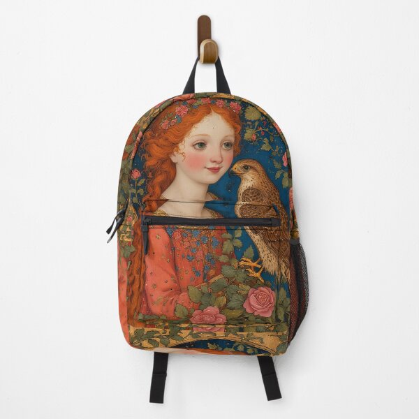 Item preview, The girl with the falcon. designed and sold by Natalia-Vlad.