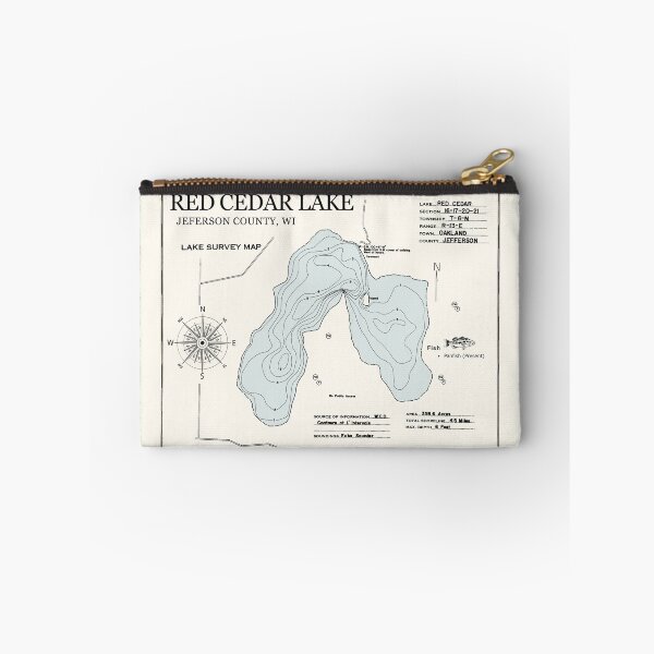 Item preview, Red Cedar Lake - Jefferson County WI  designed and sold by Jean Plout.
