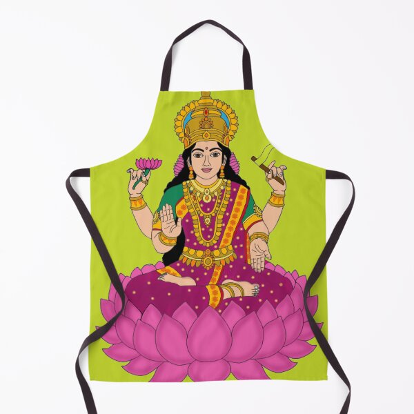 Item preview, Goddess Adhi Lakshmi – Divine Mother of Prosperity Hindu Art designed and sold by Harshit_Digital_Arts.