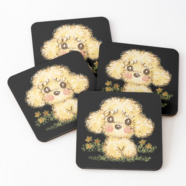 Item preview, Toy Poodle Puppy in a Flower Garden designed and sold by Toru Sanogawa.