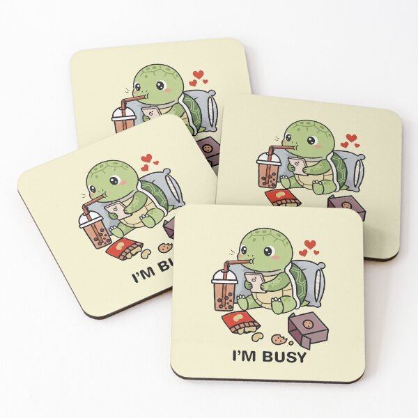 Item preview, Funny Turtle Im Busy Boba Tea Zoo Boys Girls Kids designed and sold by rafaeltto.