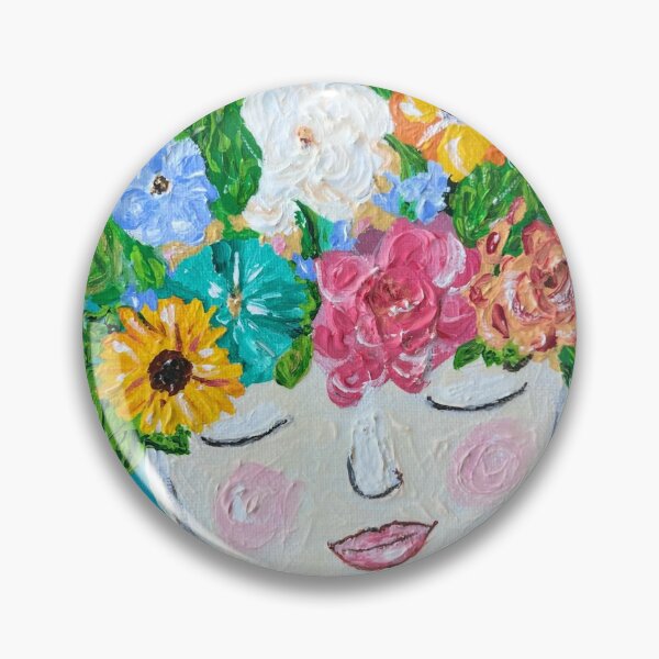 Item preview, Flower Head Clara designed and sold by LindaPhelpsArt.