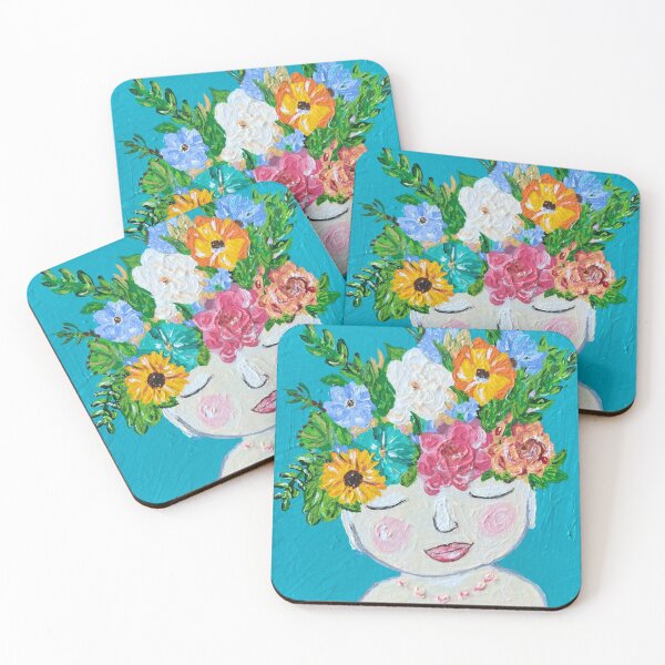 Item preview, Flower Head Clara designed and sold by LindaPhelpsArt.