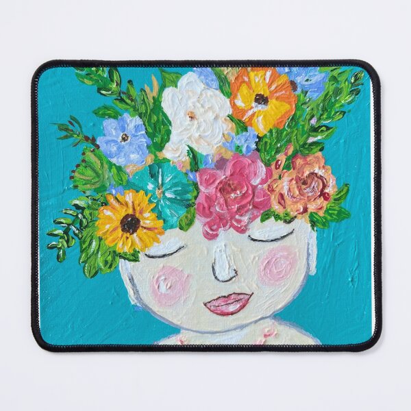Item preview, Flower Head Clara designed and sold by LindaPhelpsArt.