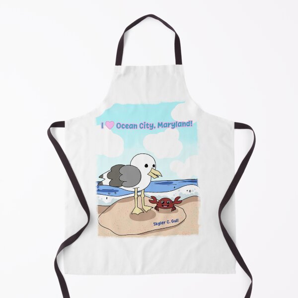 Item preview, I Love Ocean City, Maryland featuring Skyler C. Gull designed and sold by Skyler Seagull & The Seashell Angel merch.