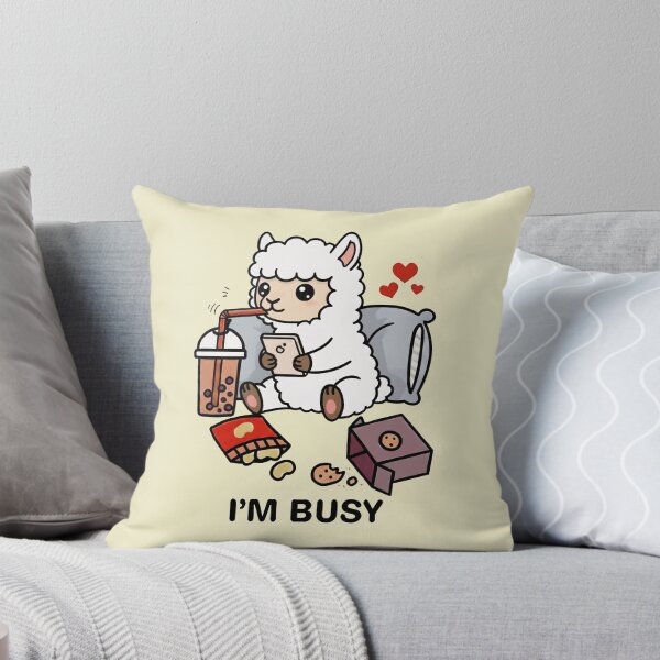 Item preview, Funny Alpaca Im Busy Boba Tea Zoo Boys Girls Kids designed and sold by rafaeltto.