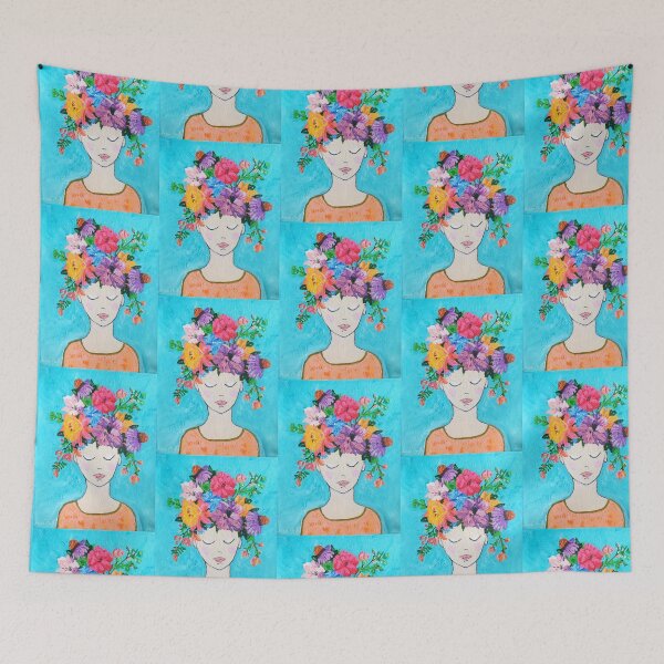 Item preview, Flower Girl ll designed and sold by LindaPhelpsArt.