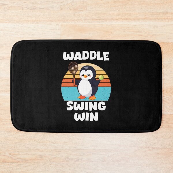 Item preview, Waddle Swing Win Penguin Playing Tennis Animal Player designed and sold by at85productions.