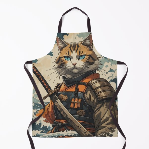 Item preview, Samurai Cat of the Rising Tide designed and sold by DiamondKane.