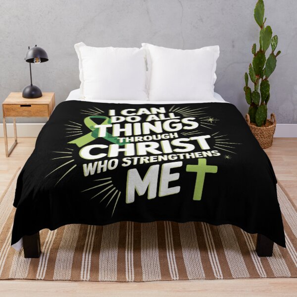 Item preview, All Things Through Christ Gallbladder Cancer Awareness designed and sold by PunkNation-Arts.