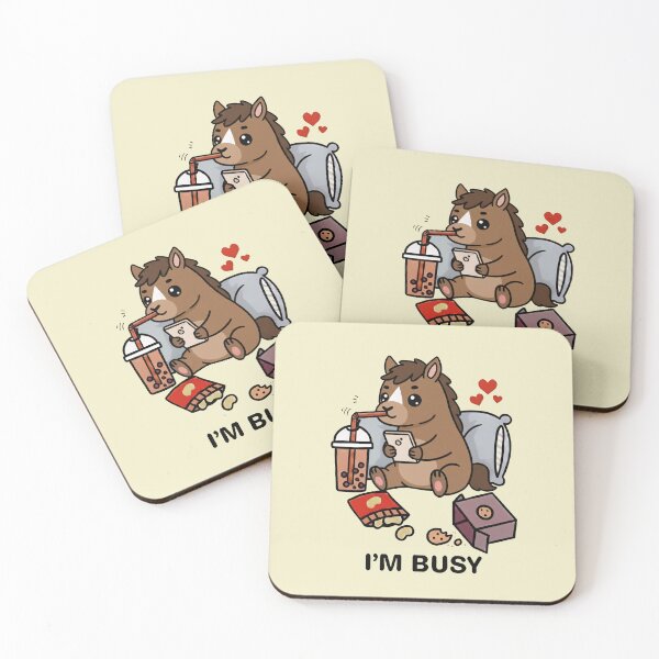 Item preview, Funny Horse Im Busy Boba Tea Zoo Boys Girls Kids designed and sold by rafaeltto.