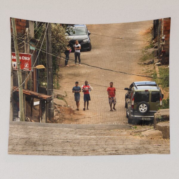 Item preview, boys playing in the street 4 designed and sold by felipequeiroz.