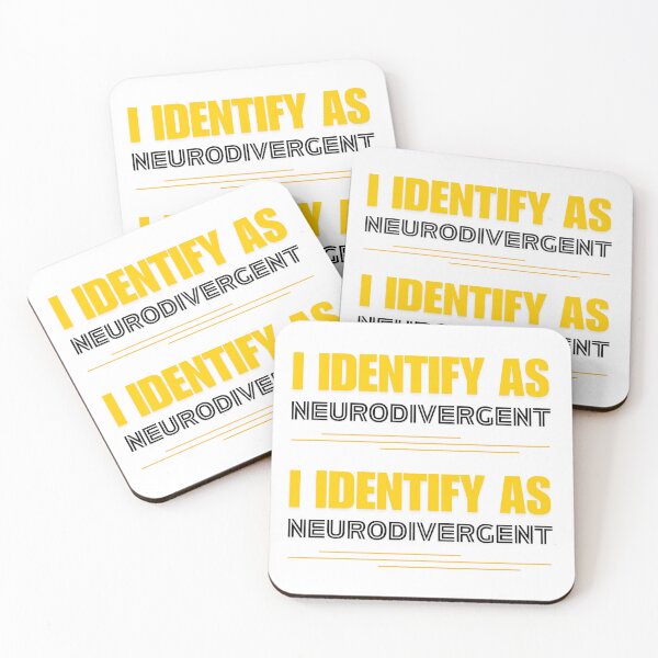 Item preview, I Identify as Neurodivergent designed and sold by The Neurospicy Shoppe by Dylan's Roar.