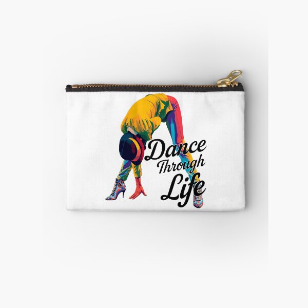 Item preview, Colorful Dance Pose – “Dance Through Life” Inspirational Pop Art Design designed and sold by WallaceSilvaART.
