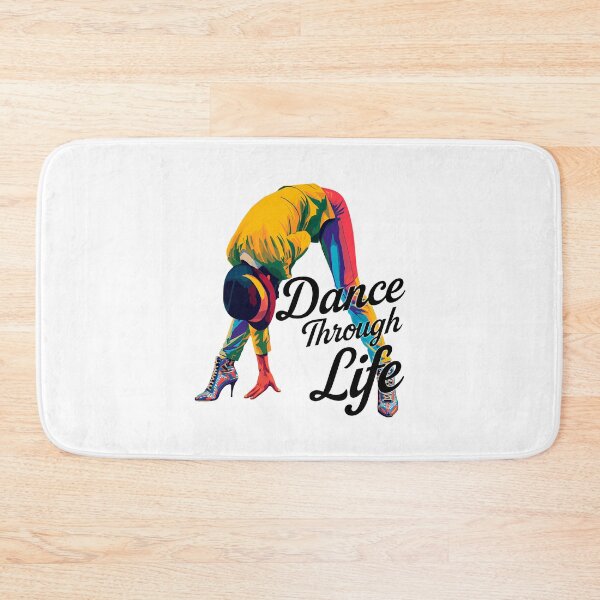 Item preview, Colorful Dance Pose – “Dance Through Life” Inspirational Pop Art Design designed and sold by WallaceSilvaART.