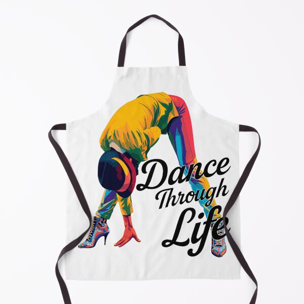 Item preview, Colorful Dance Pose – “Dance Through Life” Inspirational Pop Art Design designed and sold by WallaceSilvaART.