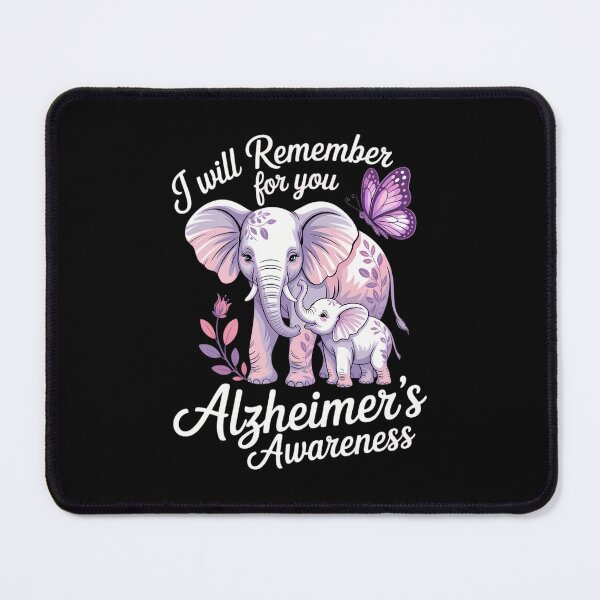 Item preview, Alzheimer's Awareness Elephant I Will Remember for You designed and sold by PunkNation-Arts.