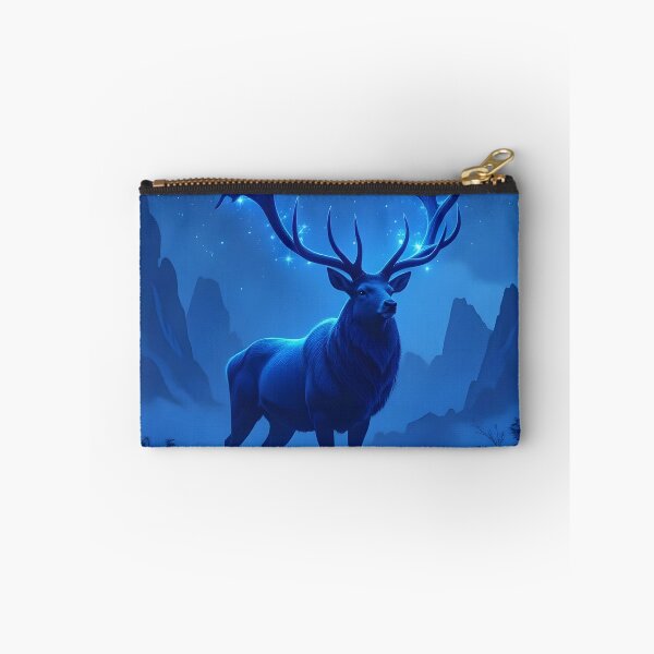 Item preview, Ancient Stag With Antlers That Twist Into Celestial Constellations Stands In A Misty Alien Landscape designed and sold by Wiss2Arts.