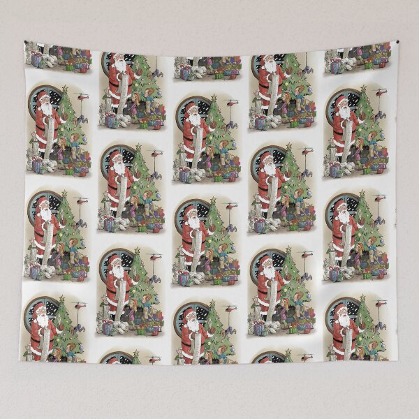 Item preview, Classic Santa Claus Writes His List designed and sold by TimJenkinsArt.