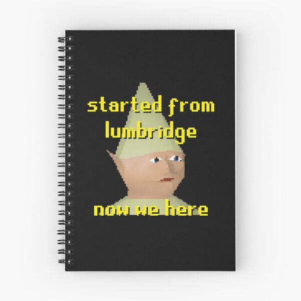 Item preview,  Gnome Child Started From Lumbridge Parody Funny Gamer designed and sold by JenniferRudol.