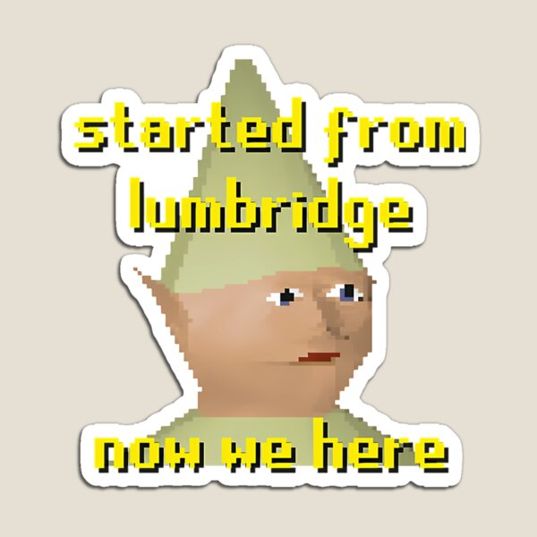 Item preview,  Gnome Child Started From Lumbridge Parody Funny Gamer designed and sold by JenniferRudol.