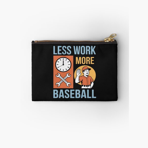 Item preview, Less Work More Baseball Split Scene  designed and sold by JenniferRudol.