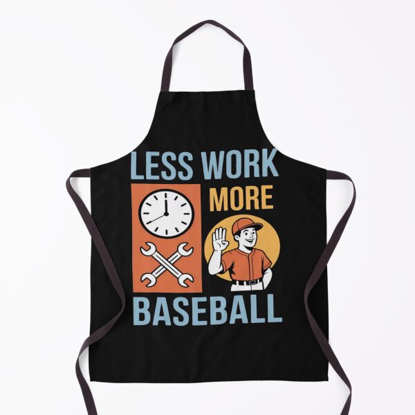 Item preview, Less Work More Baseball Split Scene  designed and sold by JenniferRudol.
