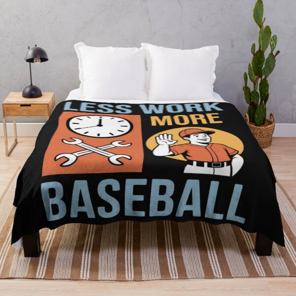 Item preview, Less Work More Baseball Split Scene designed and sold by JenniferRudol.