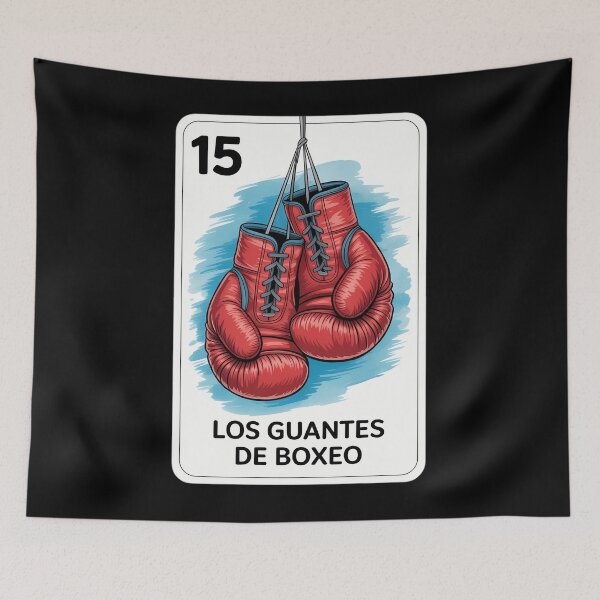 Item preview, Los Guantes De Boxeo Mexican Boxing Gloves Cards designed and sold by PunkNation-Arts.