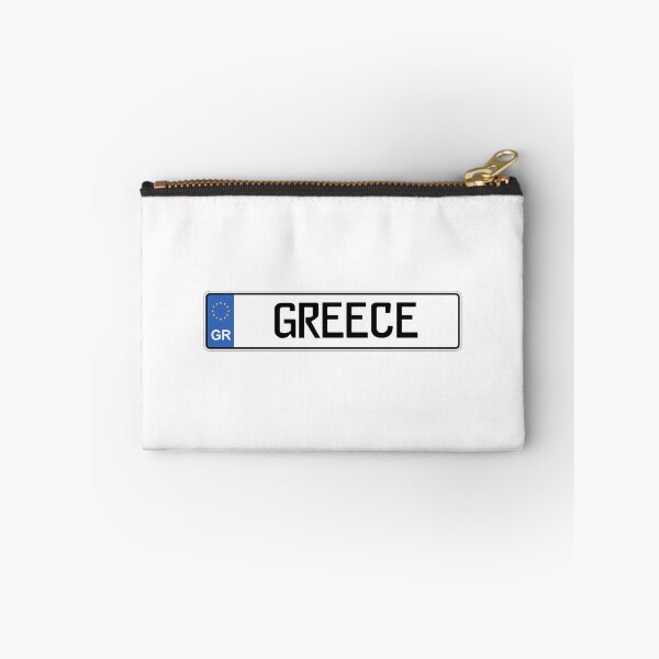 Item preview, Greece License Plate Design – Minimal Mediterranean Travel Style designed and sold by Aesthetic Atlas.