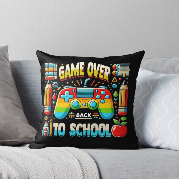 Item preview, Game Over, Back to School – Colorful Gaming Controller Design designed and sold by LarryMBrown.