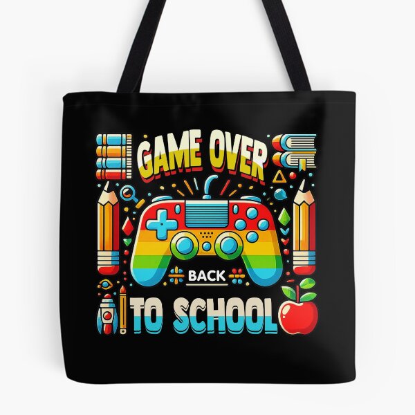 Item preview, Game Over, Back to School – Colorful Gaming Controller Design designed and sold by LarryMBrown.